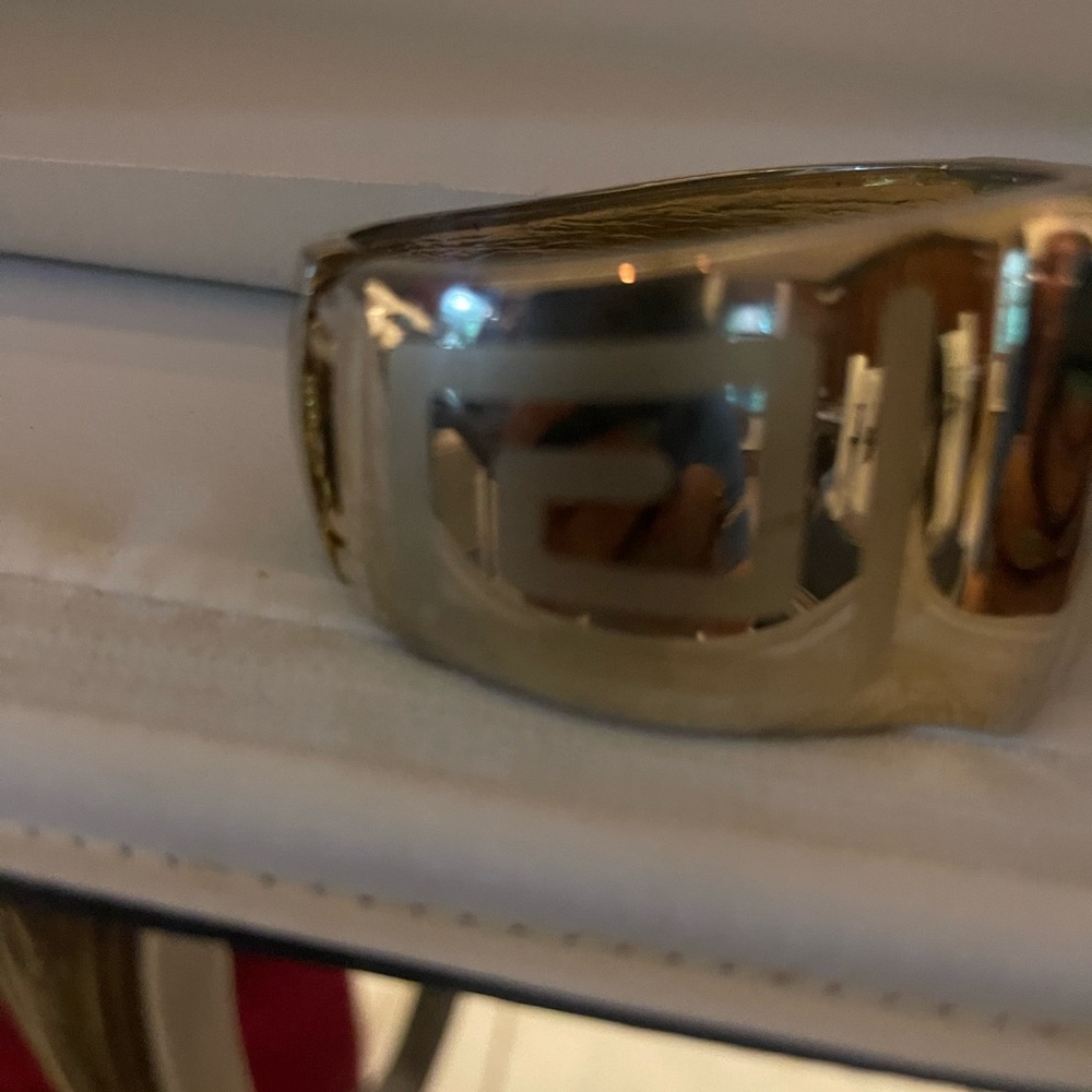 Versace double gold plated bracelet